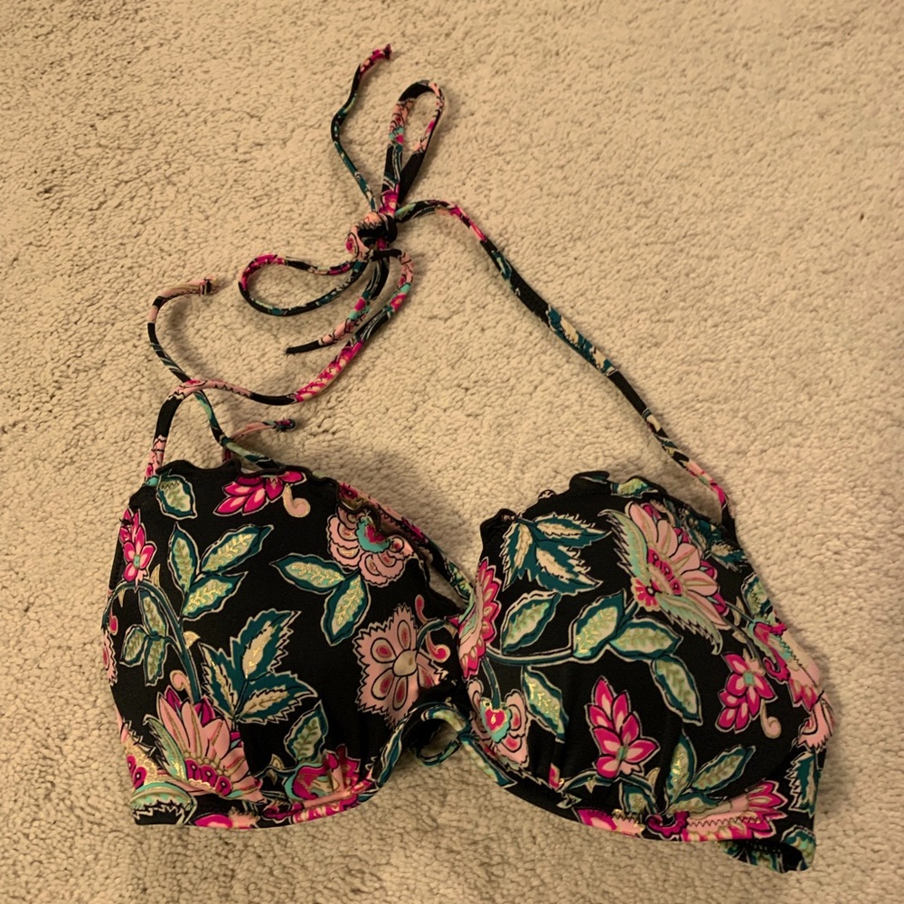 Colorful bikini top